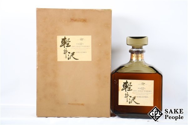 ◇注目! メルシャン 軽井沢 貯蔵12年 100％モルト ウイスキー 720ml 40％ 箱付き ジャパニーズ