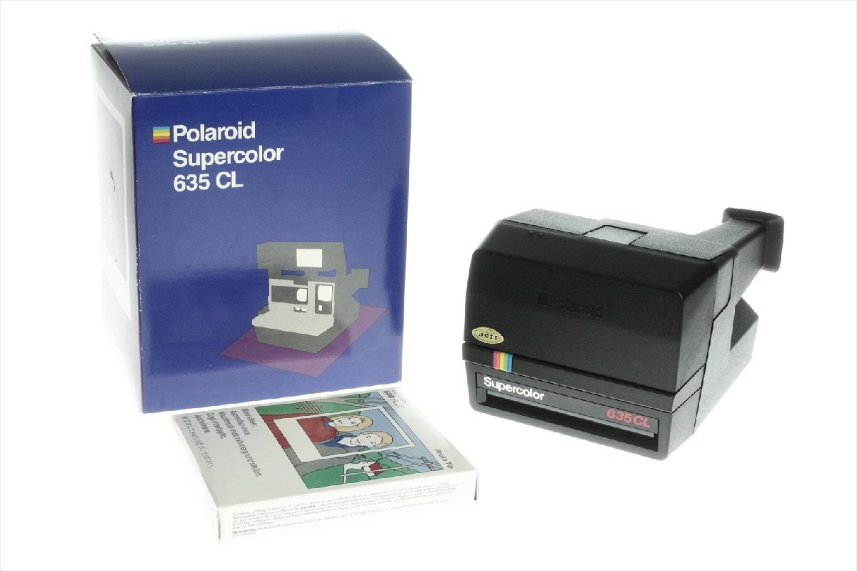ポラロイドカメラ Polaroid Supercolor 635 CL フィルムカメラ インスタントカメラ フィルム付 元箱付 2702kbz