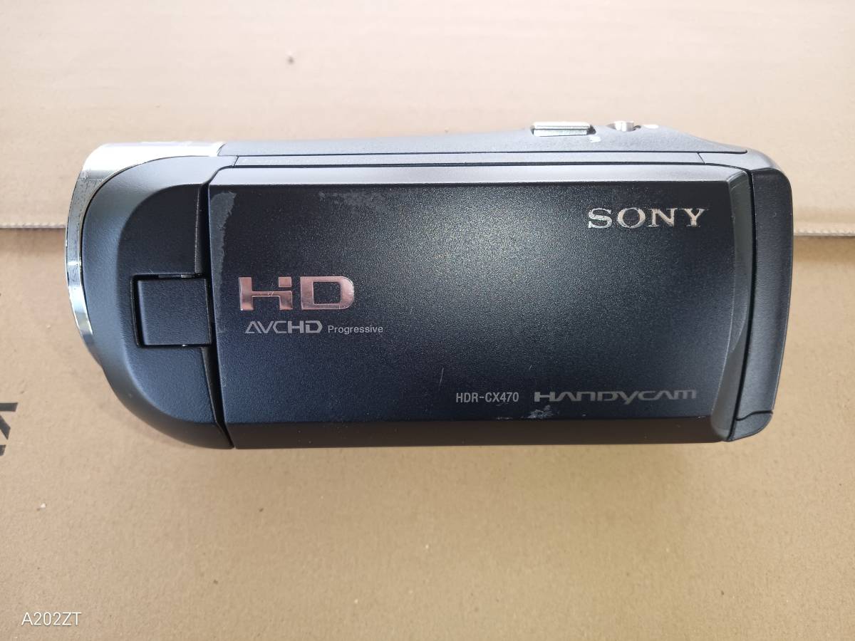 ソニー ビデオカメラ Handycam HDR-CX470 ブラック　ジャンク品