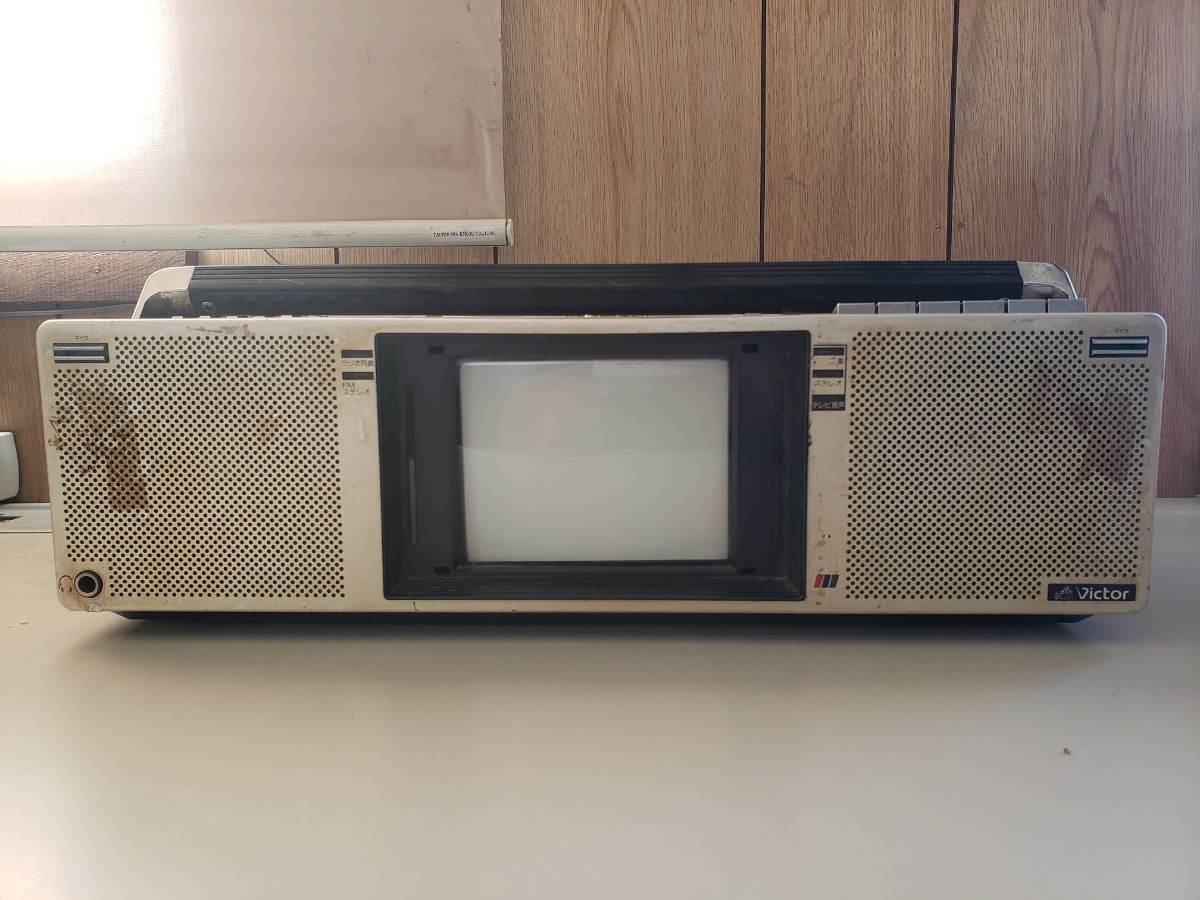 Victor ビクター CX-600 MULTIPLEX SOUND TV レトロ ラジカセ 音響機器 現状品 ジャンク