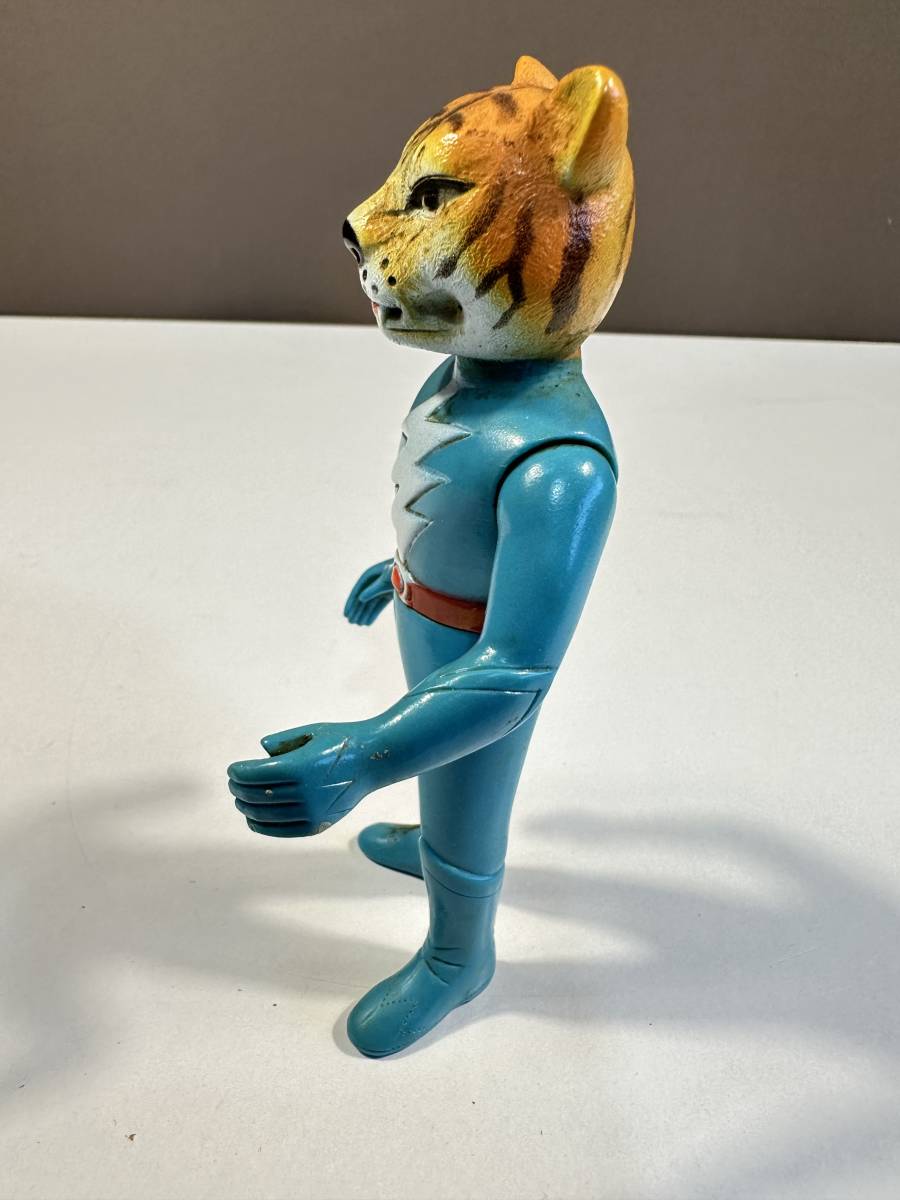 ブルマァク 鉄人タイガーセブン 当時物 ジャンク品 13cmミニソフビ