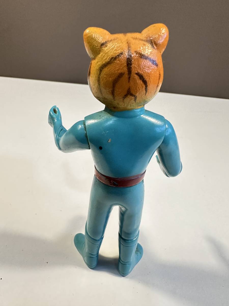 ブルマァク 鉄人タイガーセブン 当時物 ジャンク品 13cmミニソフビ