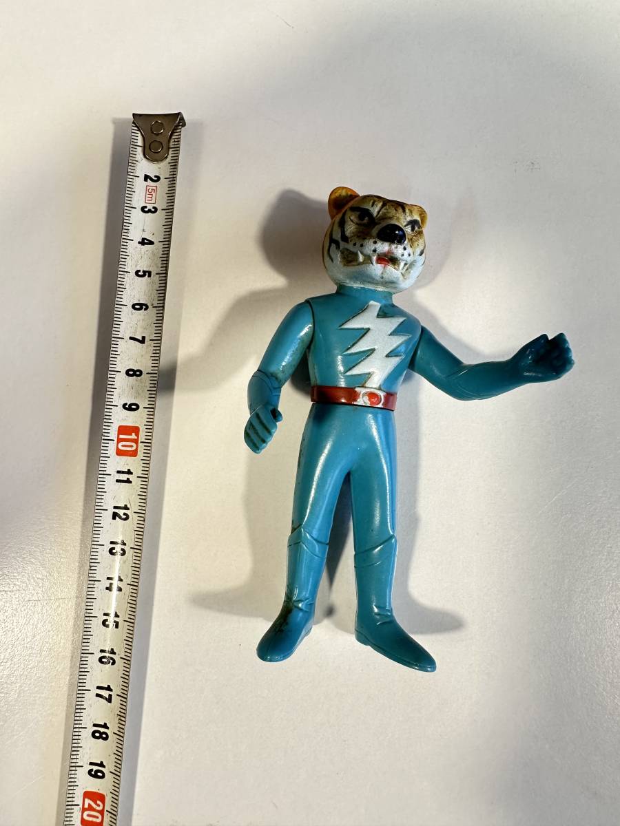 ブルマァク 鉄人タイガーセブン 当時物 ジャンク品 13cmミニソフビ