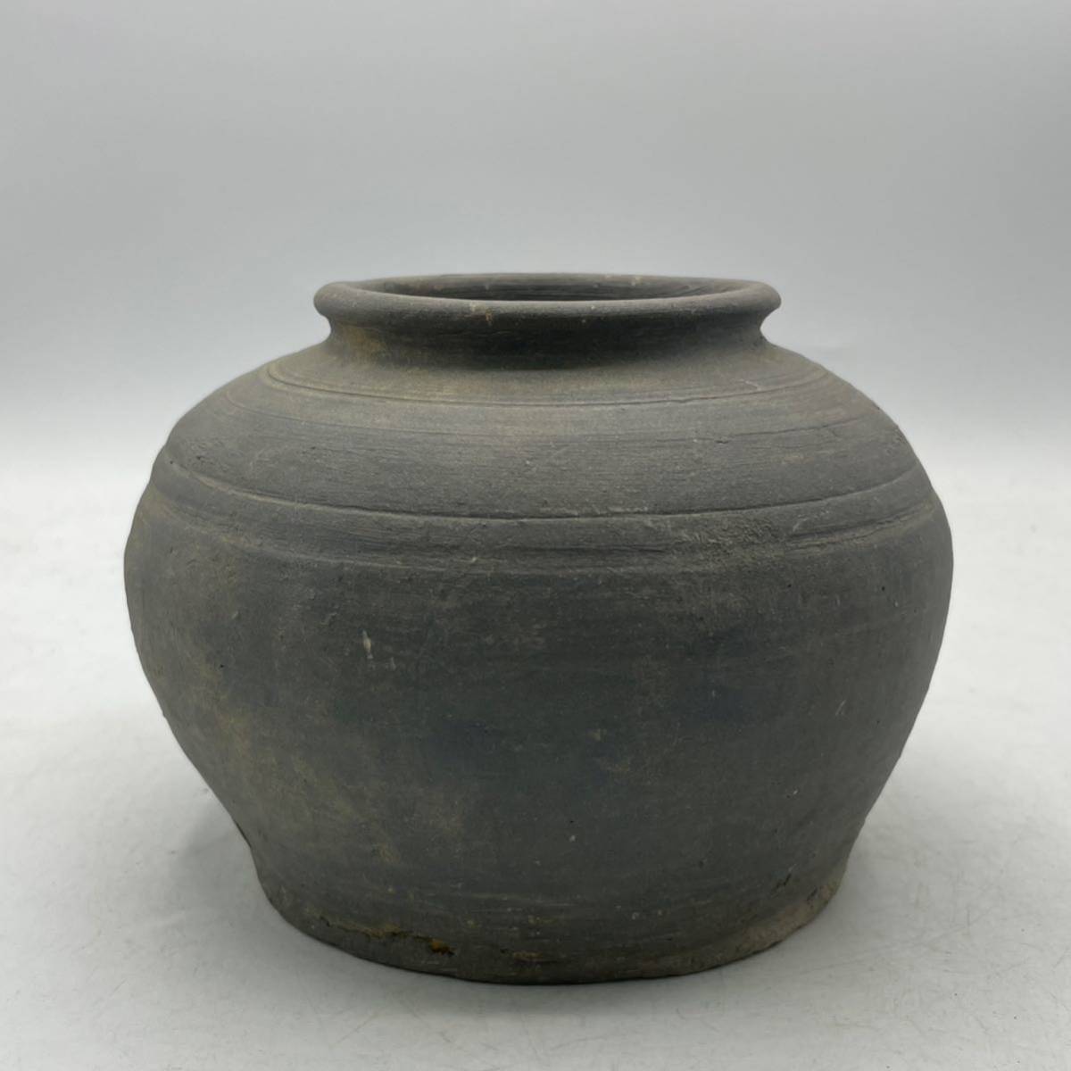 時代 須恵器小壺 / 時代物 土器 須恵器 見立て 花器 花生け 検索：高麗