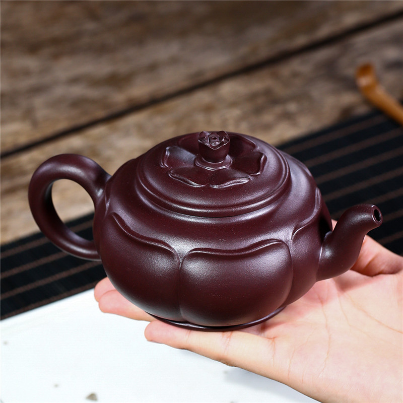 上品◇紫砂壺 手作り 紫砂 茶壺 茶壷 茶入 煎茶道具 急須 茶器 茶道具 工芸 紫砂 茶道具 茶器