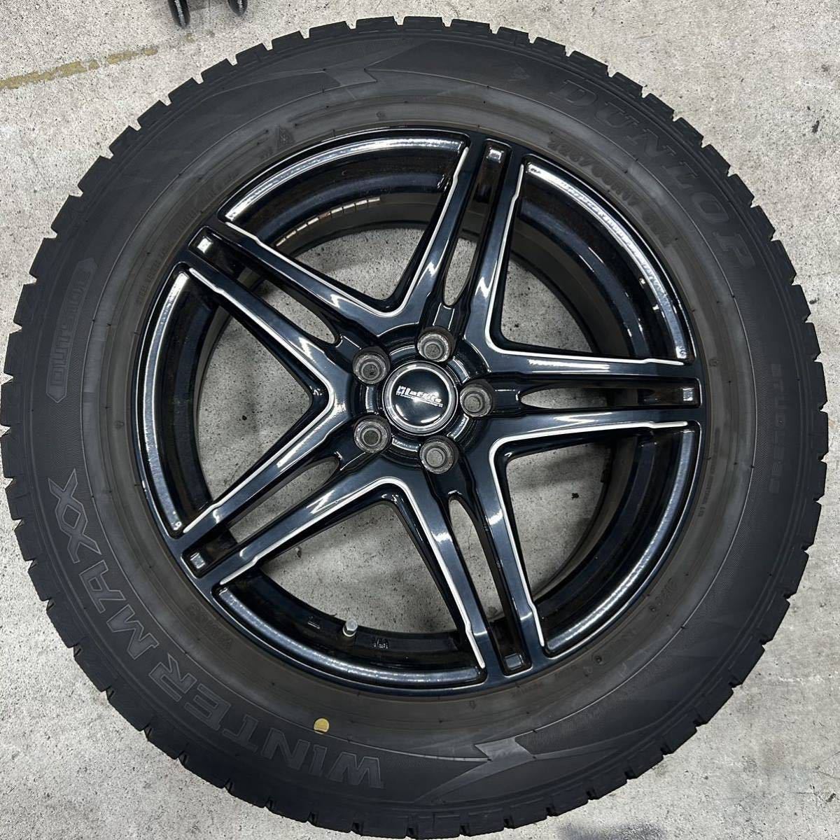 【4本セット】スバル XV SJ系フォレスター レガシィアウトバック ダンロップ WINTER MAXX WM02 225/60R17 17インチ スタッドレス P.C.D100