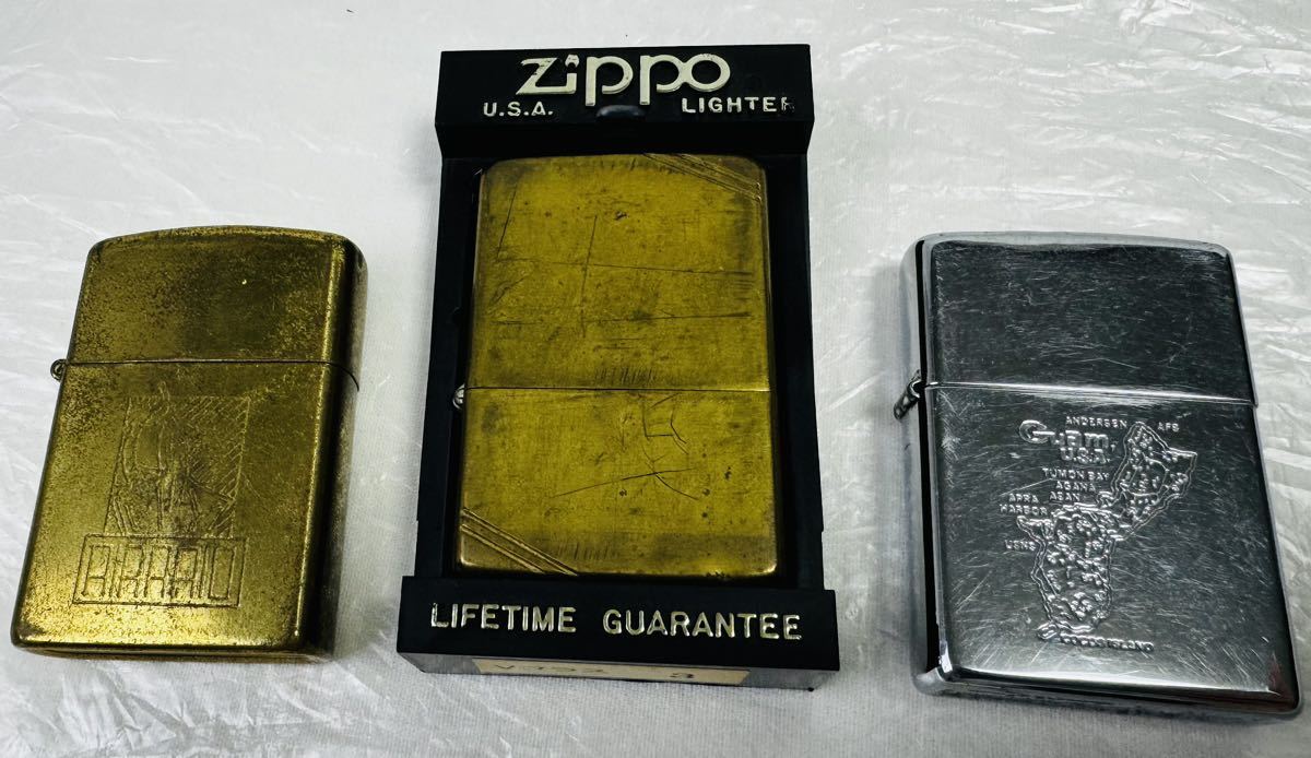 ◎ ZIPPO ジッポライター ×2オイルライター 3本セット/241710/1128-37 ジッポー ZIPPO ライター