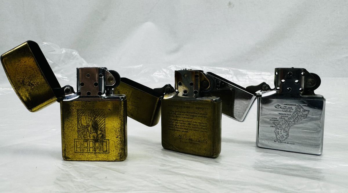 ◎ ZIPPO ジッポライター ×2オイルライター 3本セット/241710/1128-37 ジッポー ZIPPO ライター