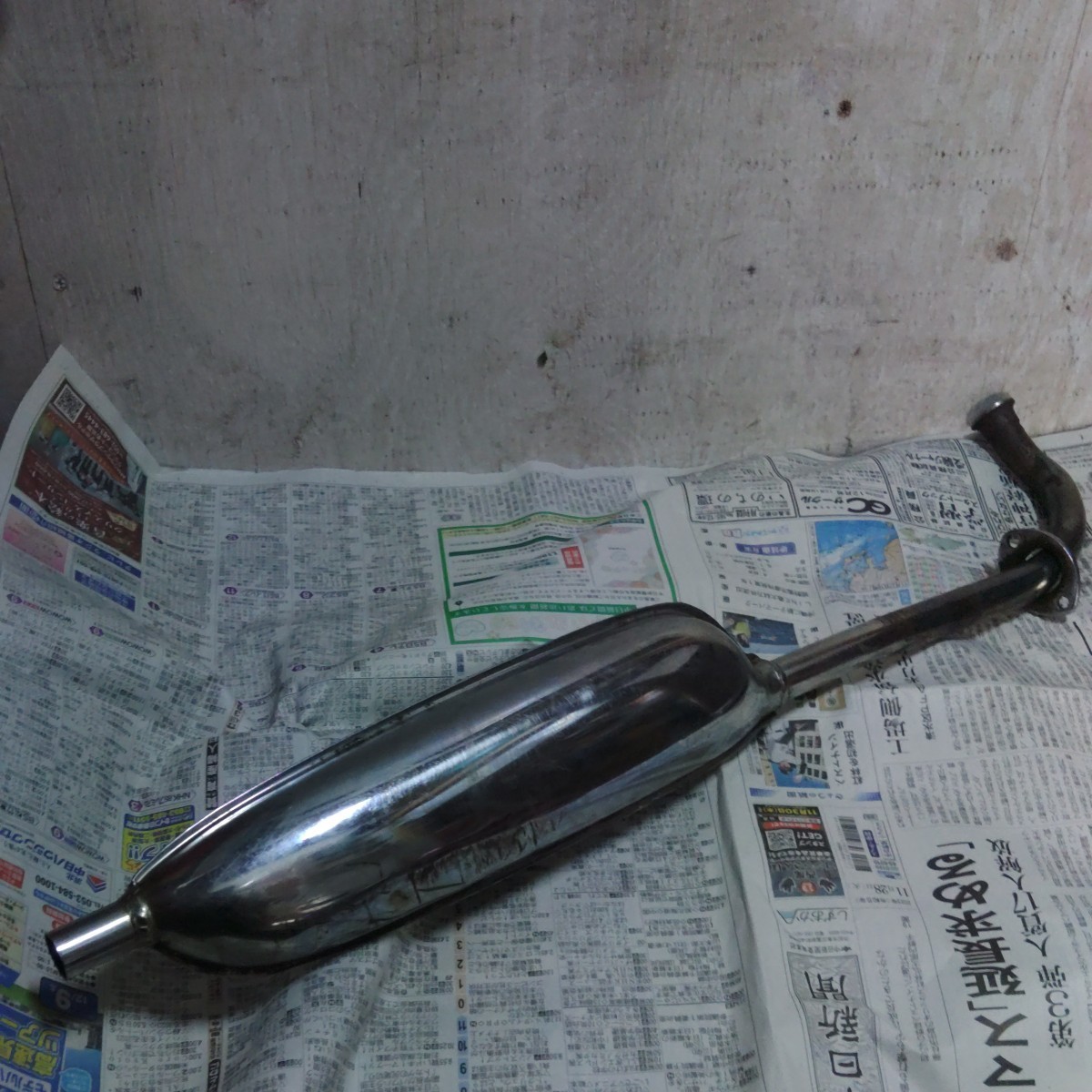 当時物純正？ツチノコマフラー　初代シャリー　ダックス　DAX シャリィ　シャリイ　つちのこマフラー　モナカマフラー　モナカ　