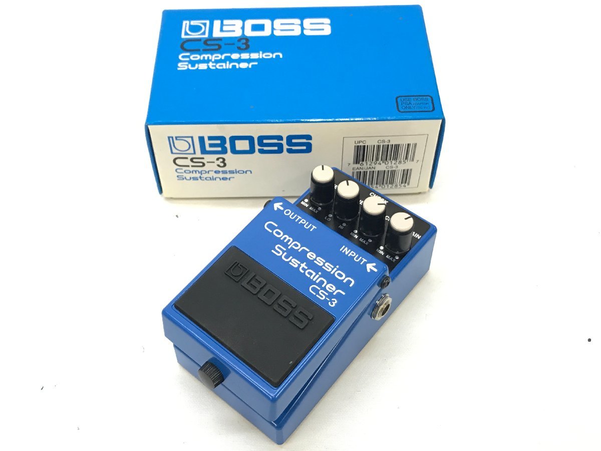 2026，SALE 1円 BOSS ボス Compression Sustainer コンプレッサー CS-3 エフェクター F11-107(コンプレッサー)｜売買されたオークション情報、yahooの商品情報をアーカイブ公開 - オークファン エフェクター