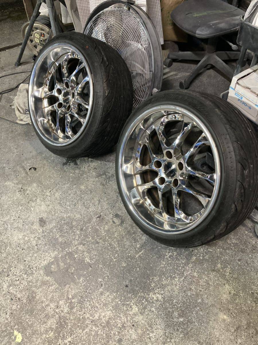 エイグルミネルバ 17インチ9j＋16 2本 SSR work 深リムRAYS (社外品