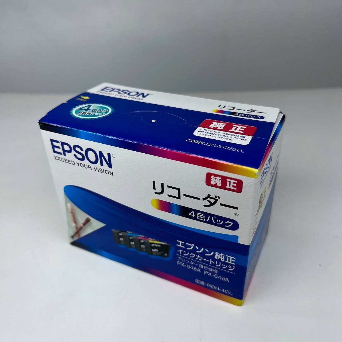 ☆EPSON☆エプソン純正インクカートリッジ リコーダー 4色パック 型番 