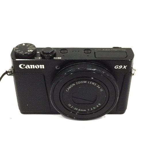 1円～ Canon キヤノン PowerShot G9X MarkⅡ ブラック 【動作未確認品