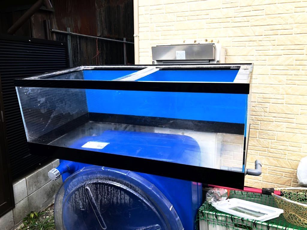 濾過槽 1円スタート 引取限定！ 1200×450×450 ご無沙汰してます 【公式