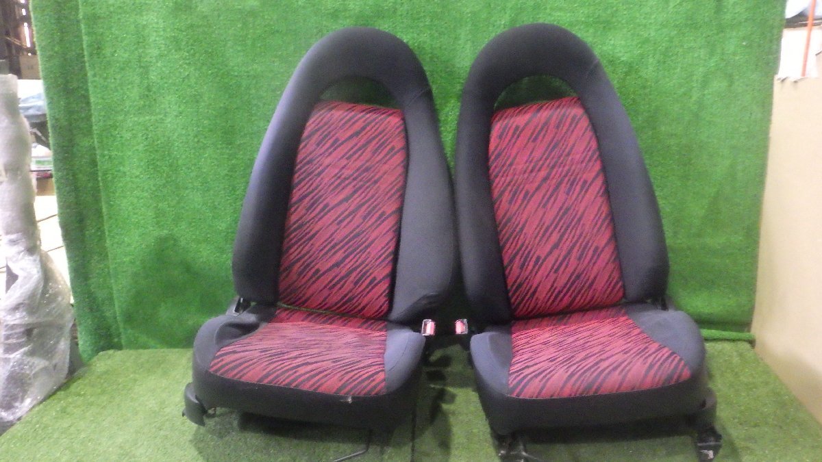 ◆ スバル ヴィヴィオ KK3 KK4【 ドライバーシート アシスタントシート セット】運転席 助手席 左右 中古 K158 2Y3 ◆