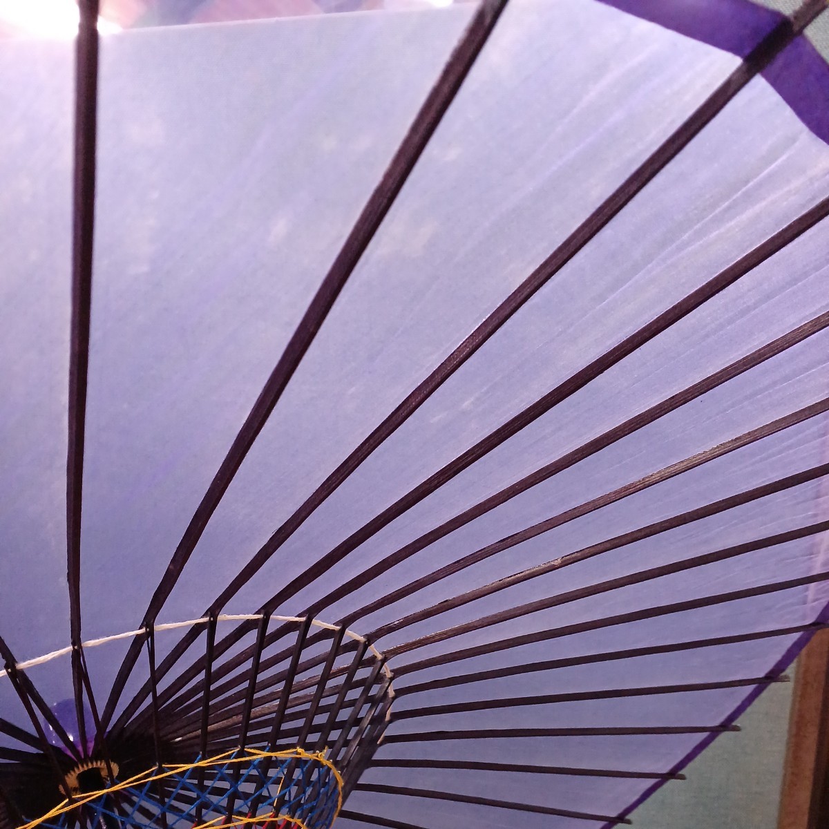 舞踊傘 紫 日本舞踊 和傘 傘 和装小物 小道具 長期保管 和傘 日本