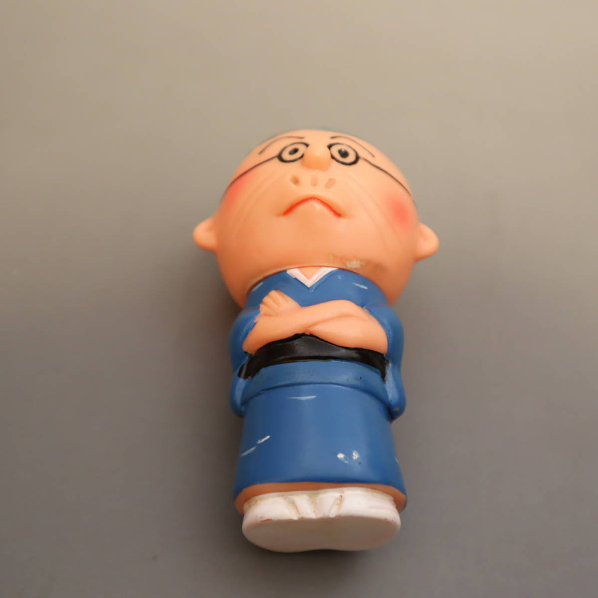 □当時物ソフビ製貯金箱 いじわるばあさん＠昭和レトロ，手塗り