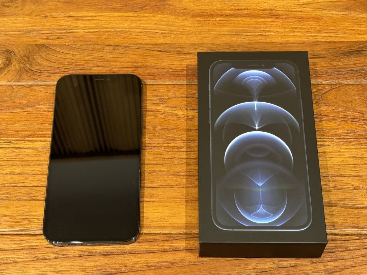 アップルにて購入 iPhone 12 Pro 256GB パシフィックブルー SIMフリー