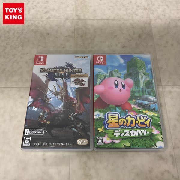 1円〜 Nintendo Switch 星のカービィ ディスカバリー モンスターハンターライズ+サンブレイクセット