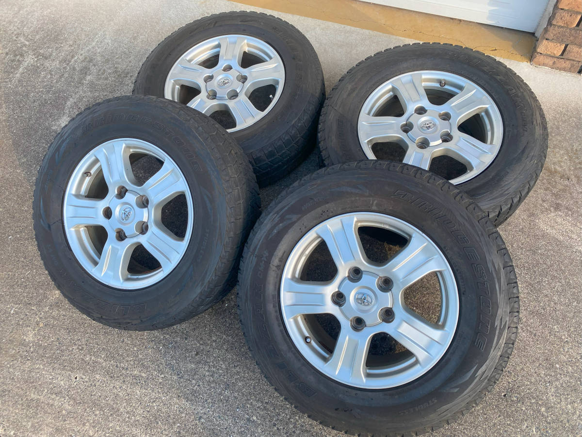 トヨタ純正アルミホイール　スタッドレスタイヤ4本　ブリザック　215/60R16 トヨタ純正アルミホイール スタッドレスタイヤ4本 ブリザック 215