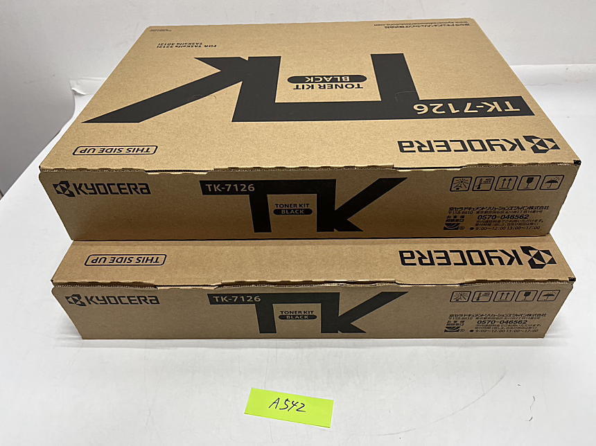 新品未開封 京セラ 純正トナー TK-6326 ブラック3本 Toner.jp】京セラ