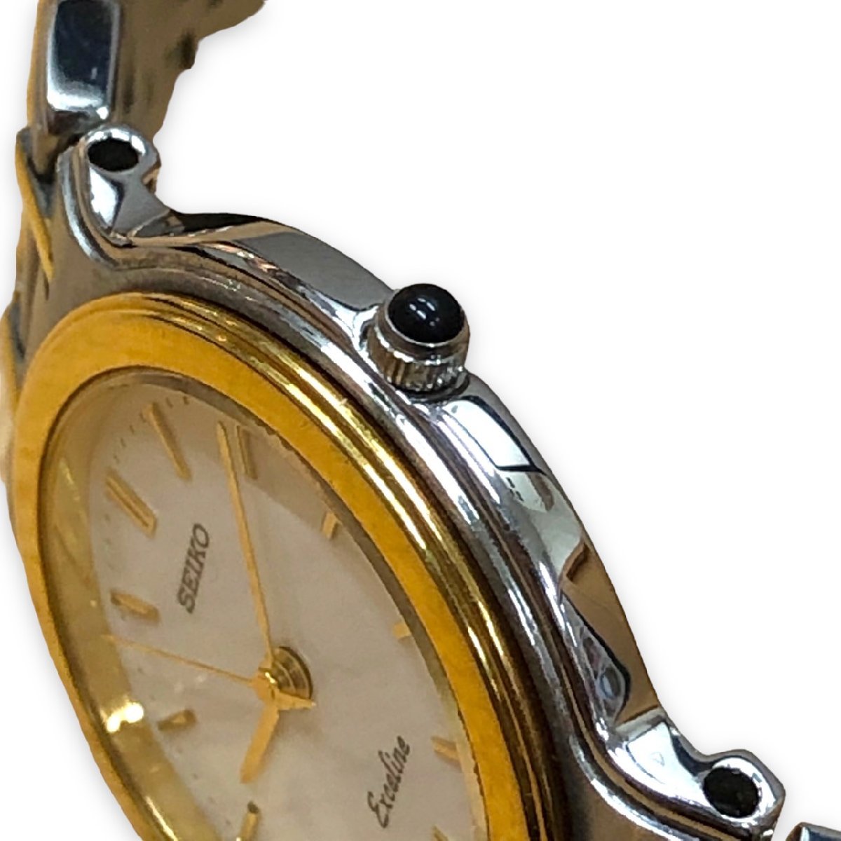 SEIKO セイコー レディース腕時計 7321-0560 エクセリーヌ 18KTベゼル