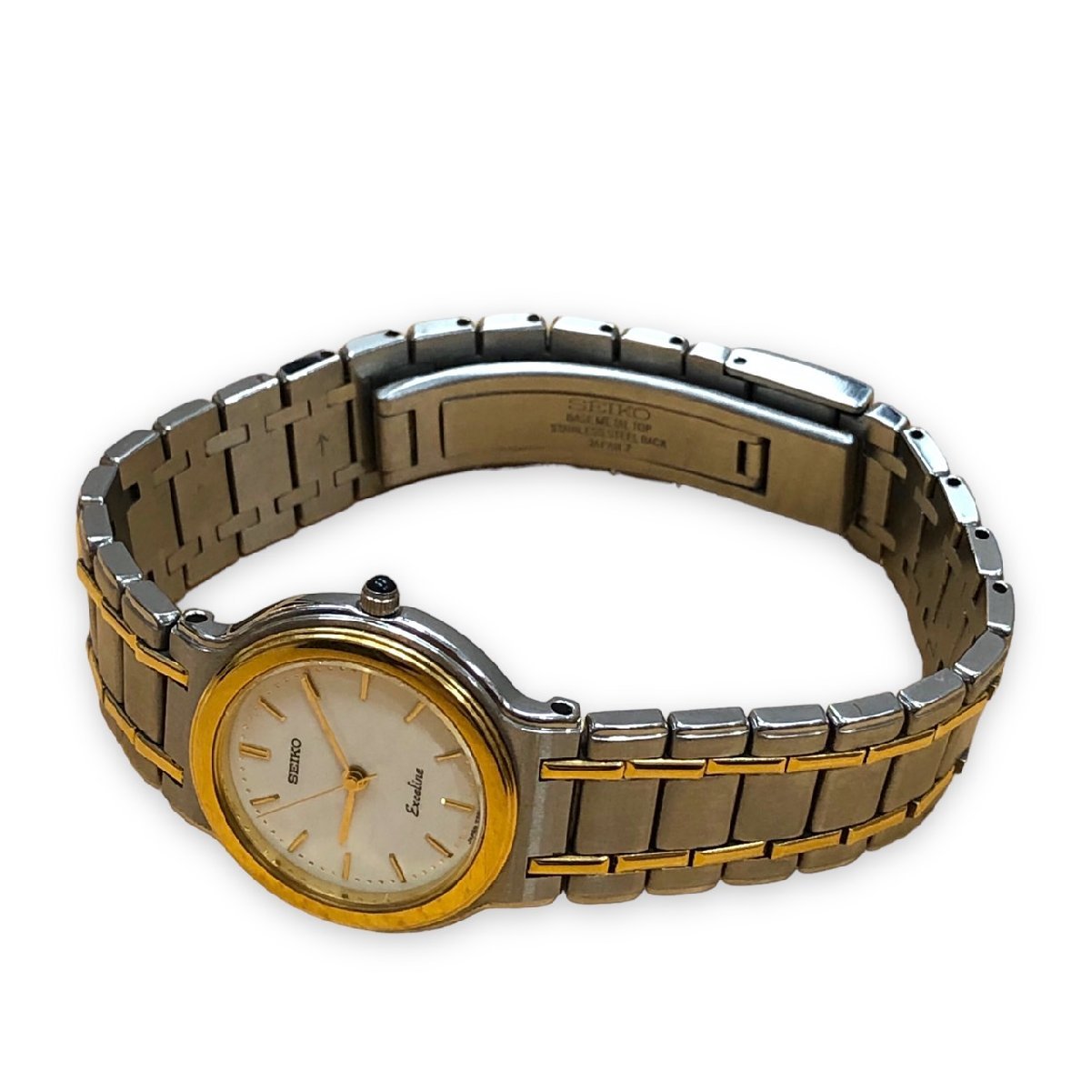 SEIKO セイコー レディース腕時計 7321-0560 エクセリーヌ 18KTベゼル