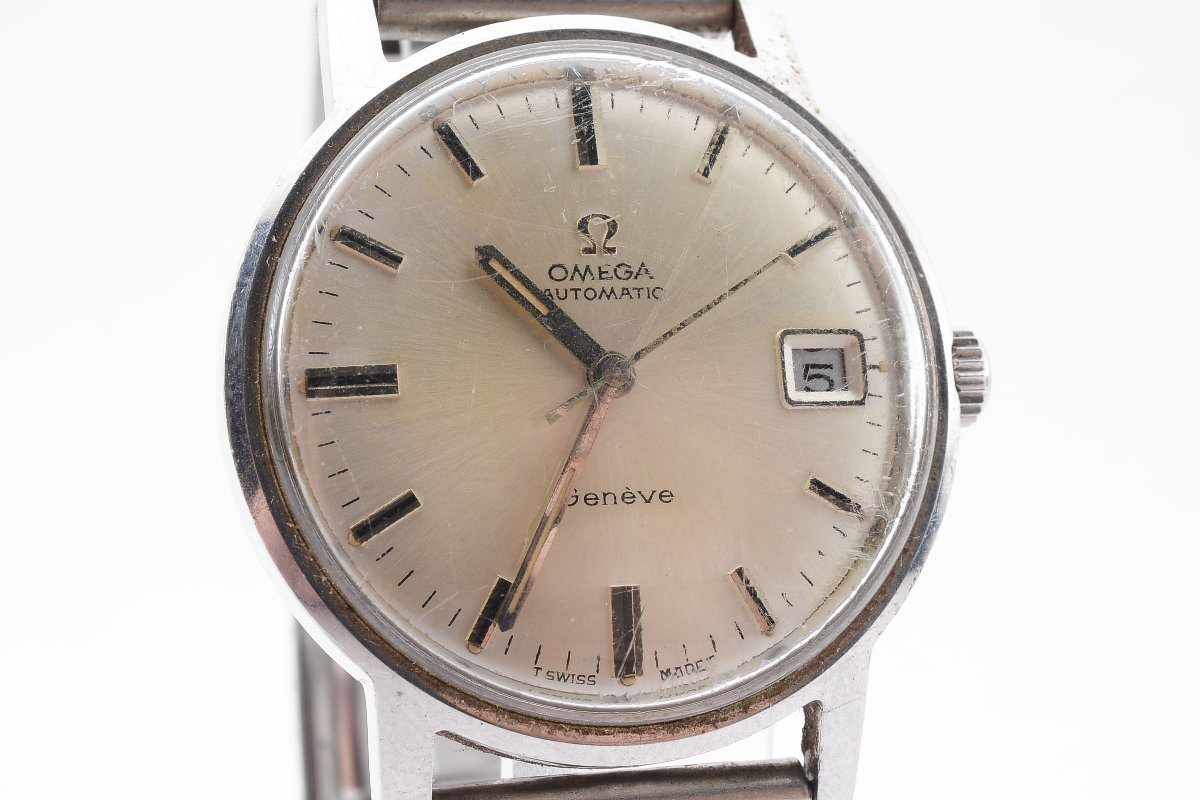 オメガ ジュネーブ デイト 自動巻き メンズ 腕時計 OMEGA