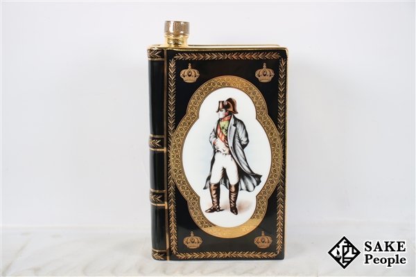 ◆注目! カミュ ナポレオン ブック型 黒陶器 700ml 度数記載なし コニャック