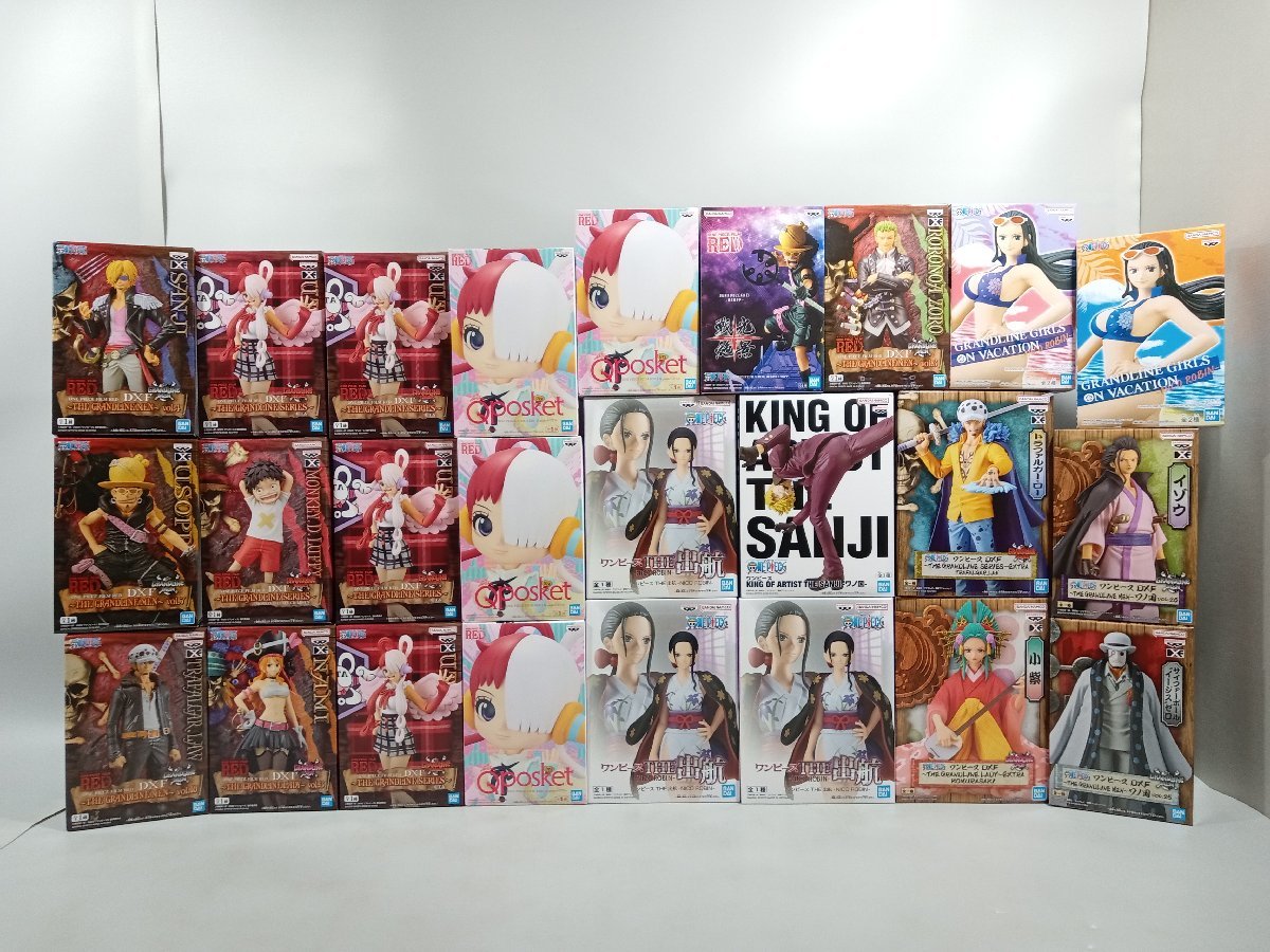 未開封】ワンピース フィギュア 25点 まとめ売り THE 出航 ロビン/ウタ 