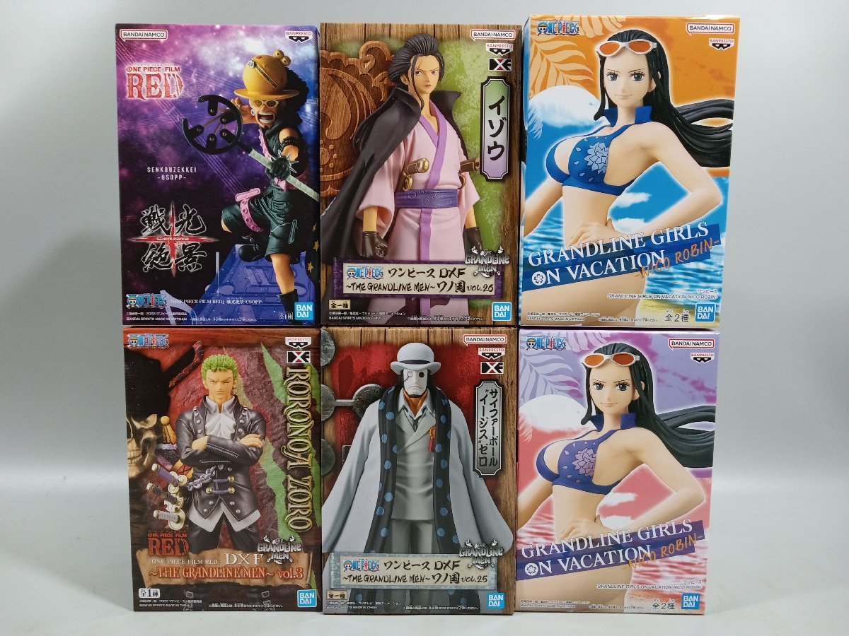 未開封】ワンピース フィギュア 25点 まとめ売り THE 出航 ロビン/ウタ 