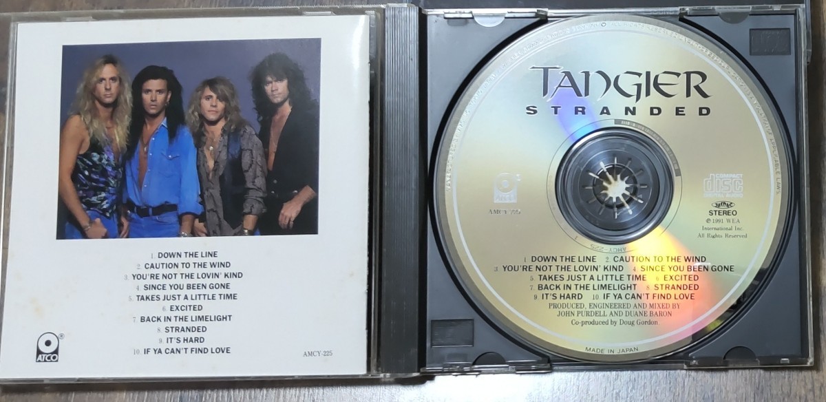 TANGIER/STRANDED 国内盤 帯付！タンジアー/ストランディッド Tangier