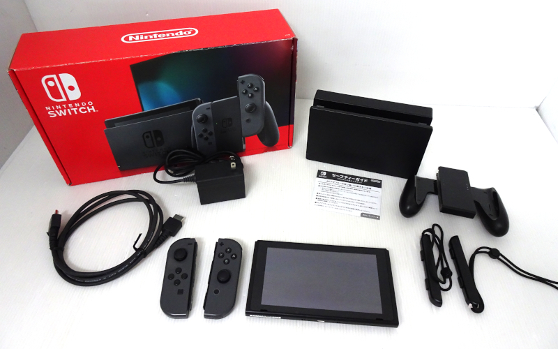 任天堂 Nintendo Switch グレー バッテリー強化タイプ ジャンク品 初期