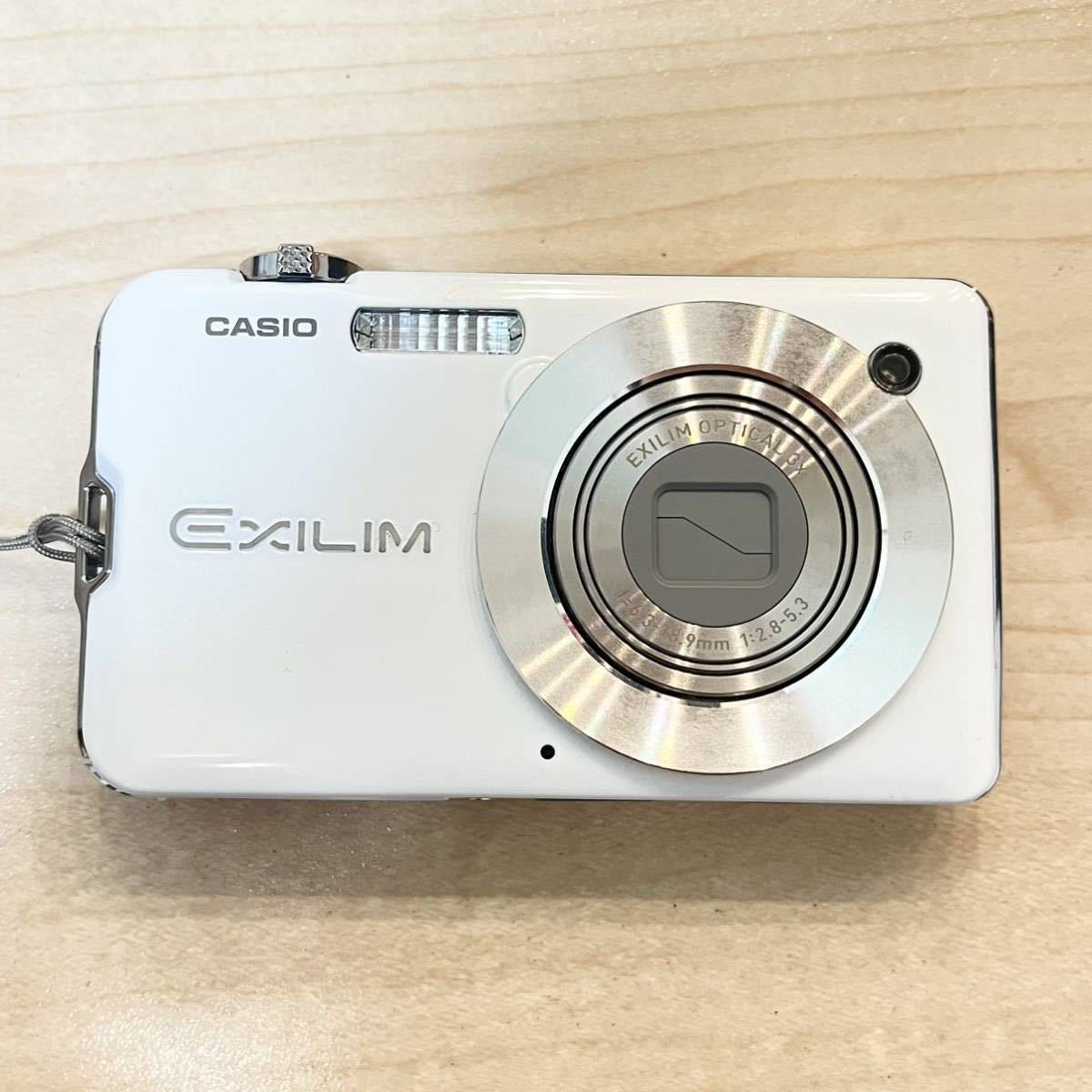526 CASIO EXILIM デジタルカメラ EX-S10 充電器 外箱付属 電源確認