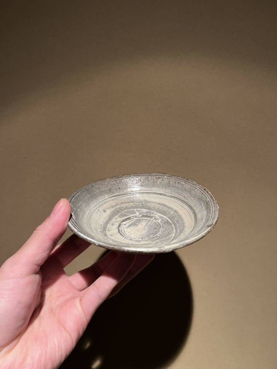 李朝 熊川形 堅手茶碗 】.. 高麗青磁 粉青沙器 古伊万里 古