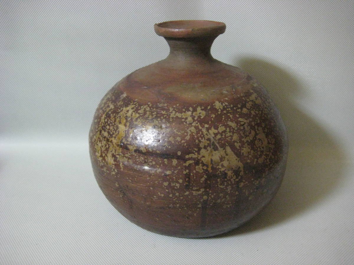備前焼 松彫花瓶 花入れ 徳利 骨董品 古備前 蕪徳利 Yahoo