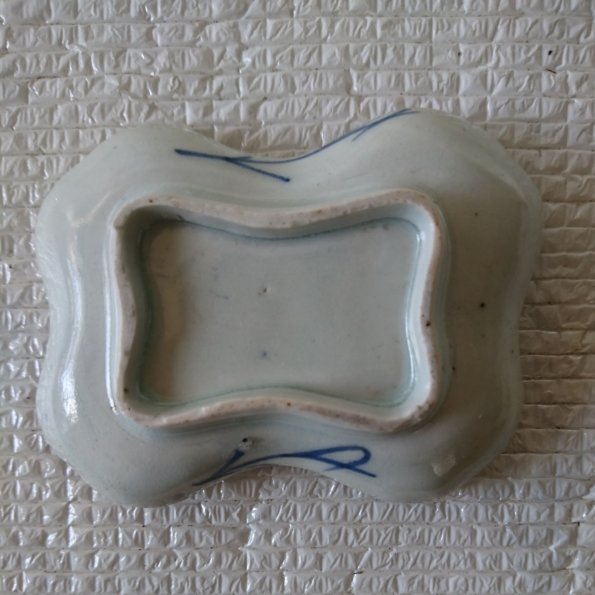 古伊万里 染付 小皿 角皿 古董 骨董 古伊万里 染付 骨董 飾皿