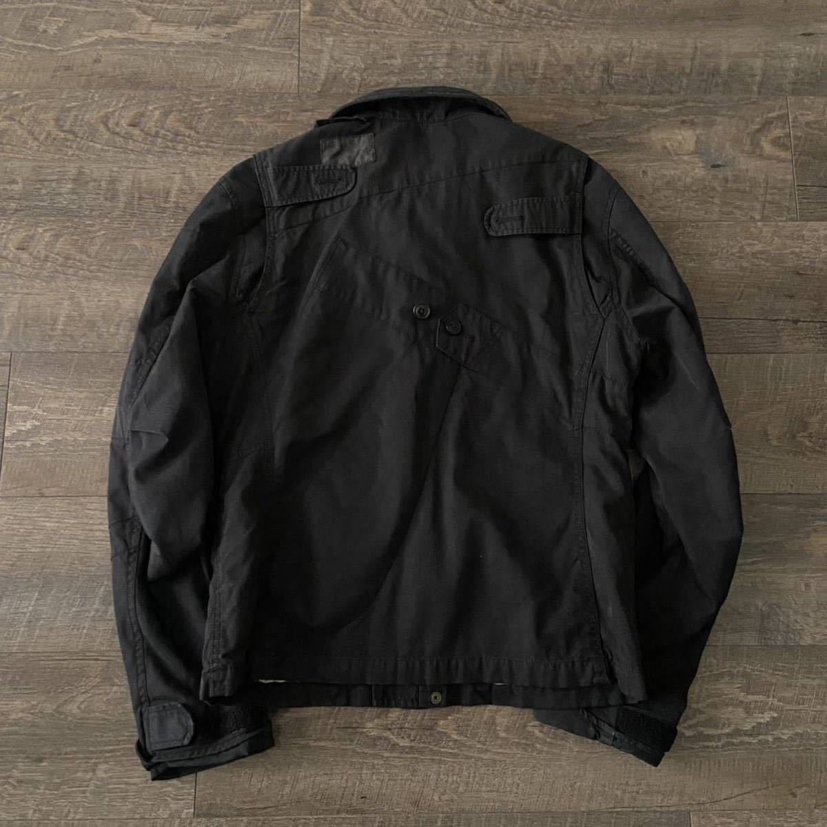 archive military jacket 00s gimmick y2k rare 2000s D.I.A military 