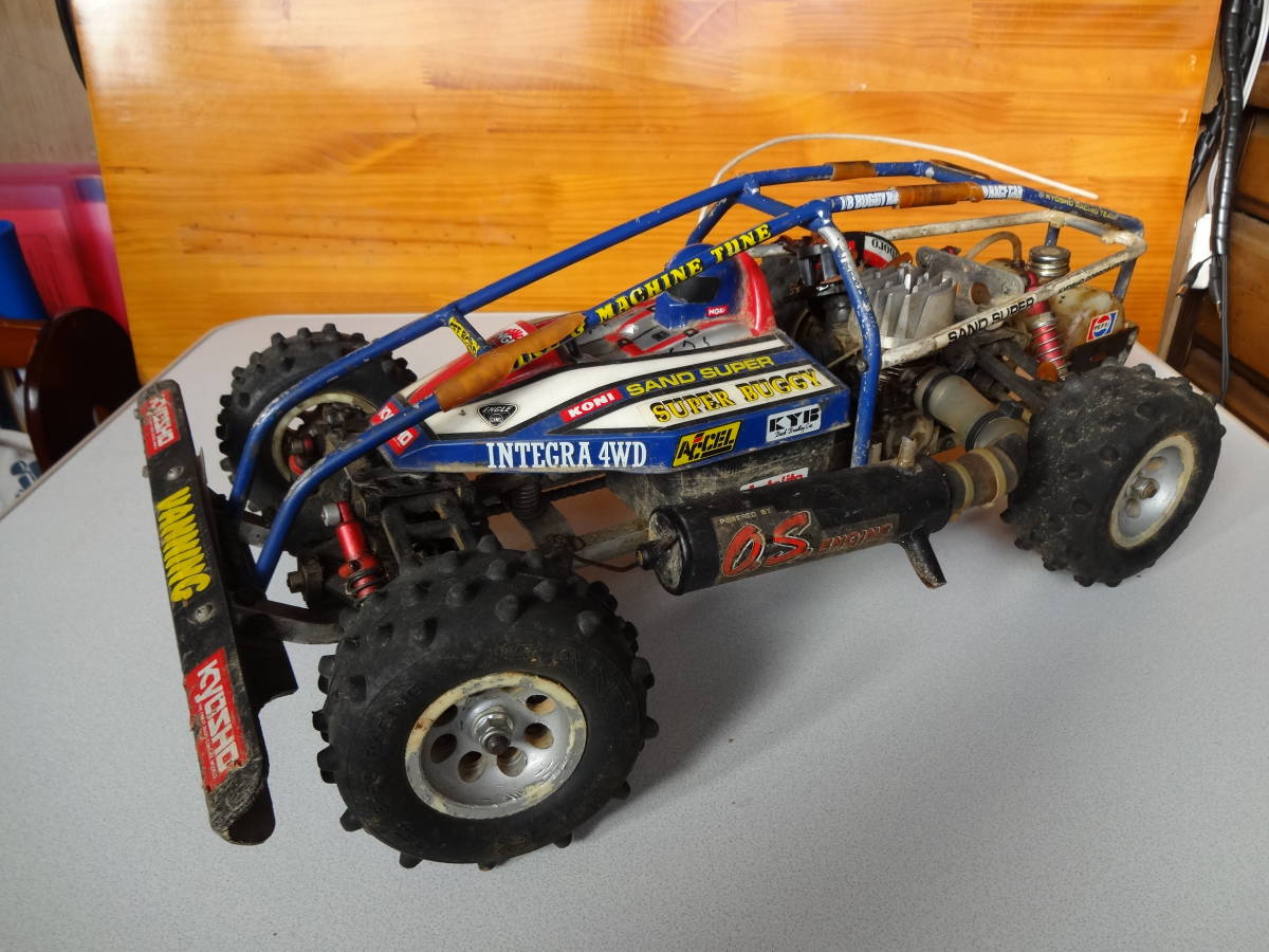 京商 1/8 スケールエンジンバギー インテグラ 4WD バニング 当時物