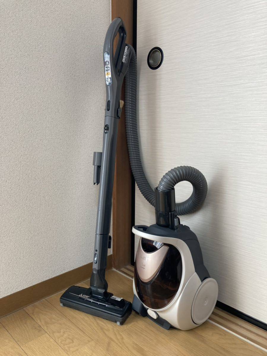 三菱電機 TC-FXF7P-T 紙パック式掃除機 三菱 Be-K 掃除機 ブラウン