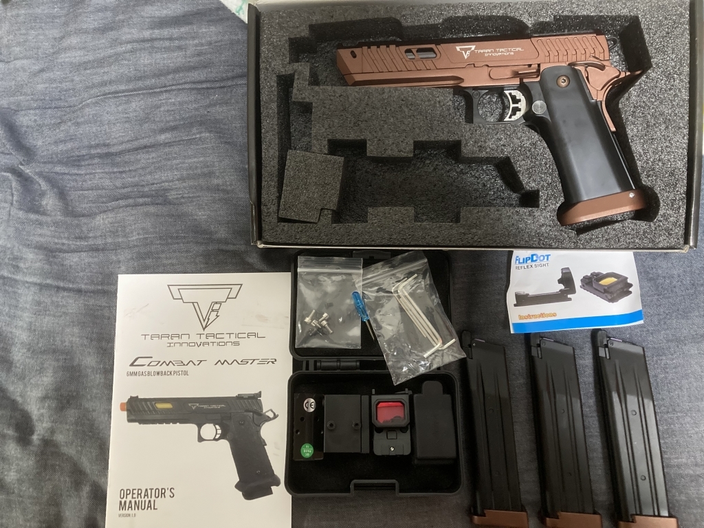 【即決】【スペアマガジン・フリップアップサイト付】Army Armament TTI SANDVIPER(サンドバイパー) ハイキャパ ジョン・ウィック カスタム