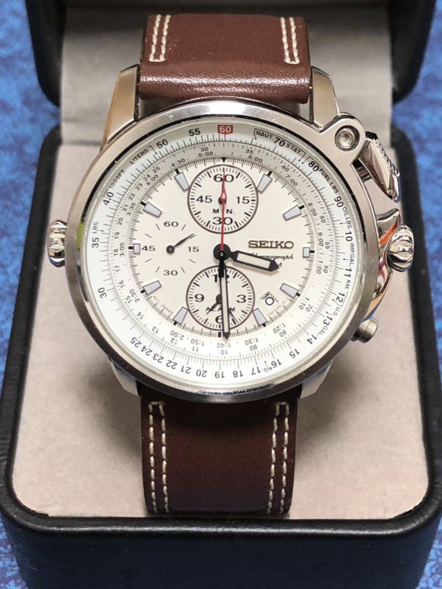 セイコー SEIKO クロノグラフ 7T62-0HM0 逆輸入 SEIKO(セイコー 