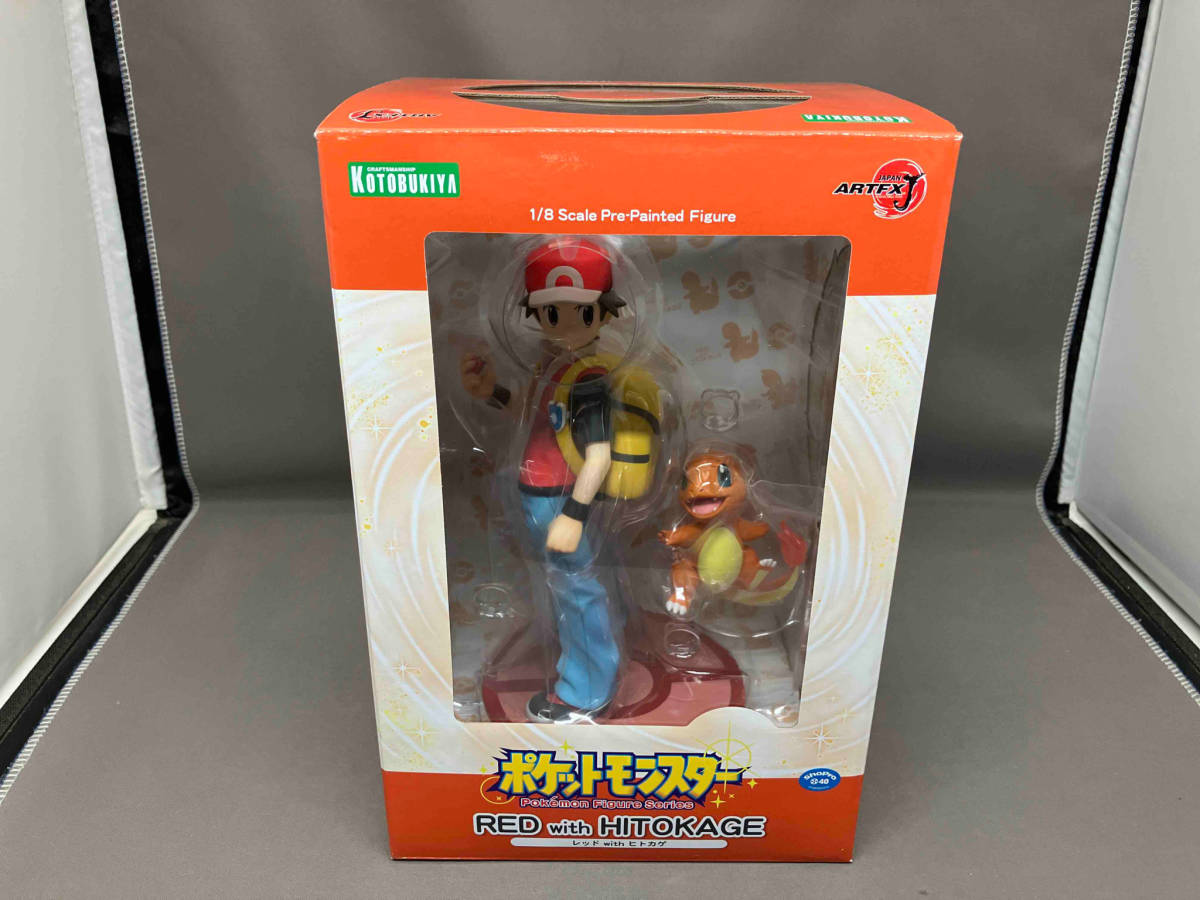 ポケモン ARTFX J コトブキヤ レッド with ヒトカゲ フィギュア