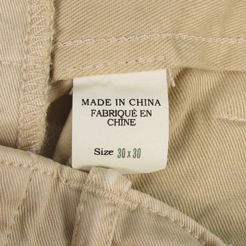 YP17644 RRL ダブルアールエル オフィサーズ フィールド チノ パンツ ウォッシュ加工 W30 カーキ 美品