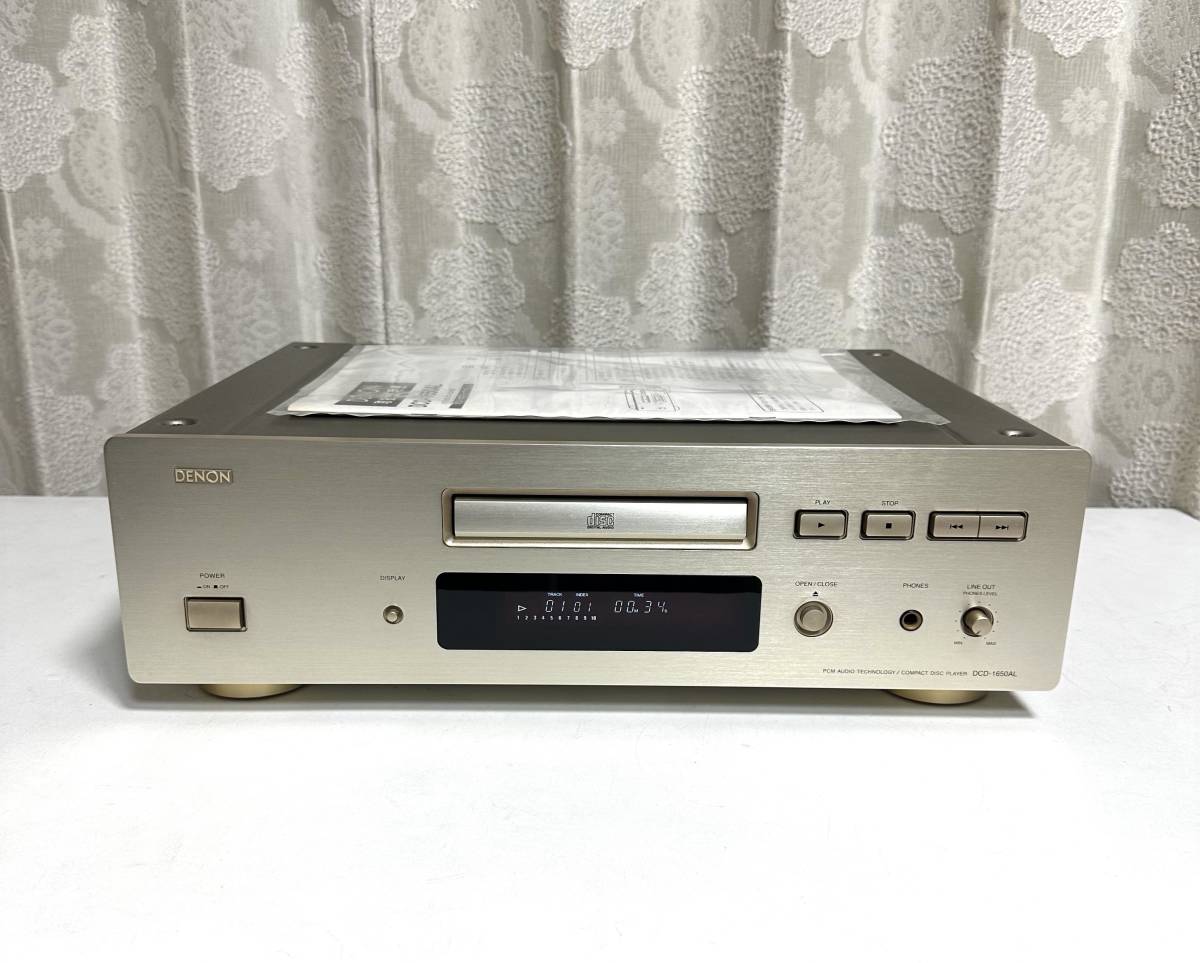 DENON DCD-1650AL CDプレーヤー デノン　取説付