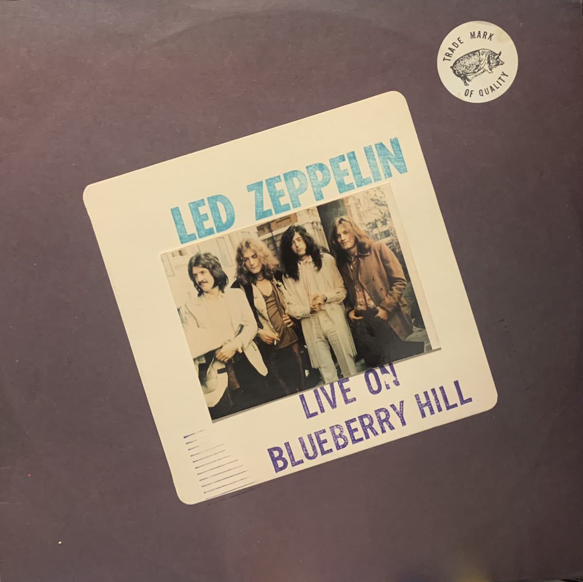 led zeppelin live on blueberry hill(2LP)コレクターズレコード