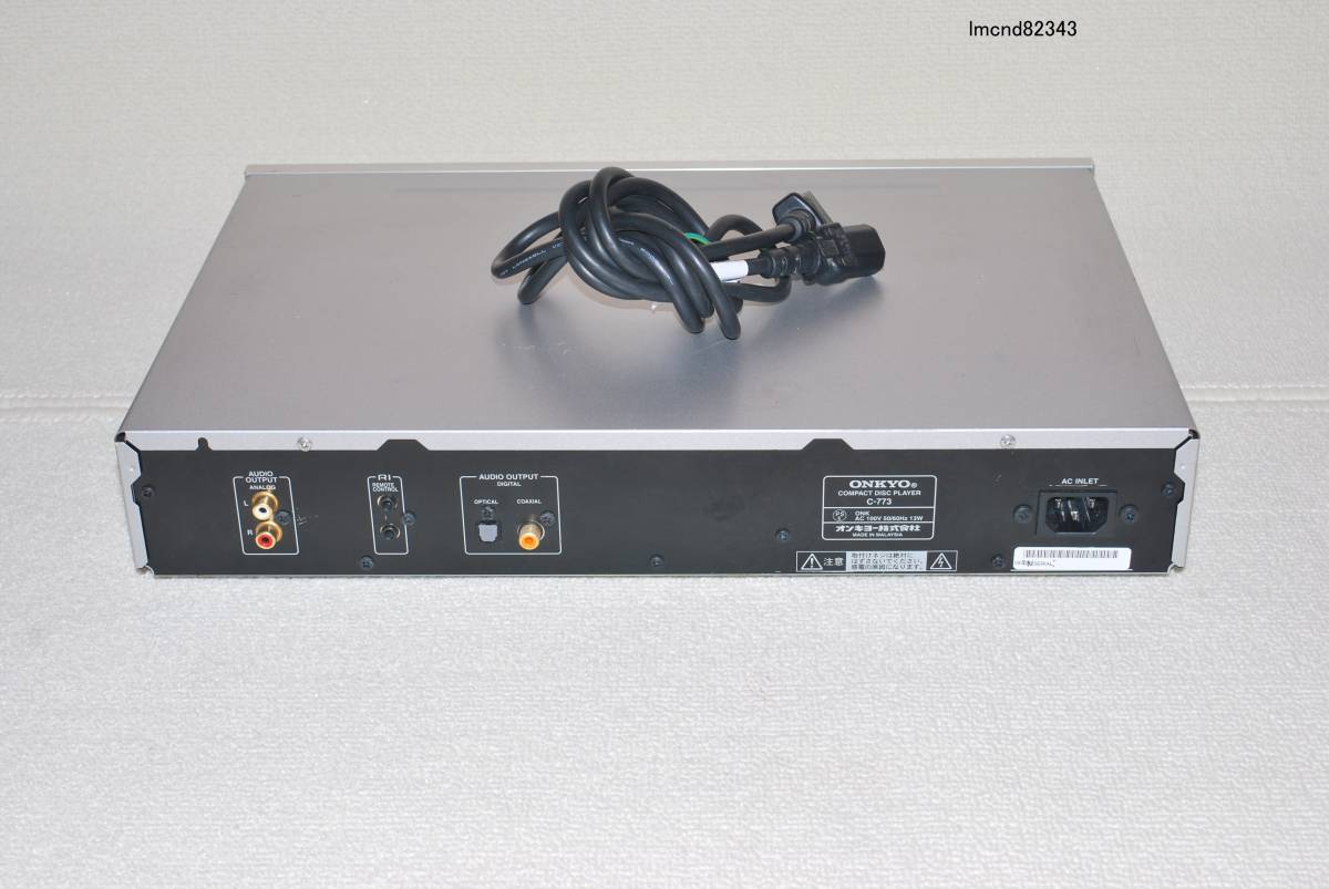 動作確認OK ONKYO C-773 シルバー VLSC搭載 MP3 WM8716EDS オンキョー