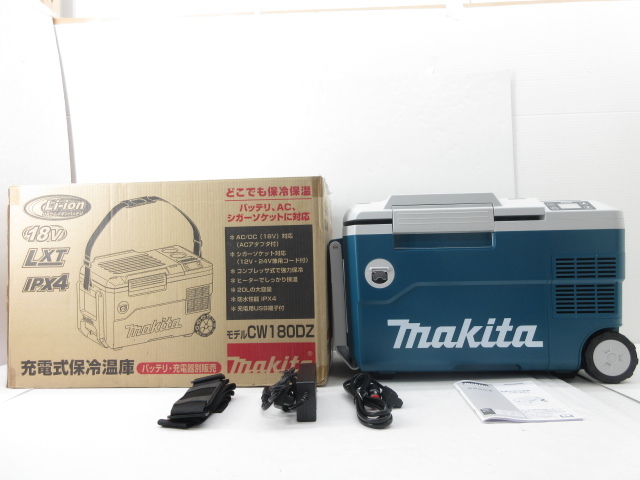 人気定番，品質保証 n73044-ty 開封済み makita マキタ 充電式保冷温庫 CW180DZ 18v 098-231211(ポータブル冷蔵庫)｜売買されたオークション情報、yahooの商品情報をアーカイブ公開 - オークファン ポータブル冷蔵庫