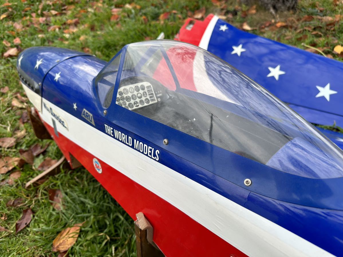 ラジコン飛行機 エンジン機 機体 P-51 マスタング ミスアメリカ Miss