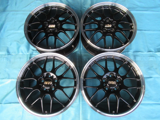 BBS RG-R (RG738H) 7.5J-18インチ IS45 PCD114.3 5H BKD 4本 ノア 